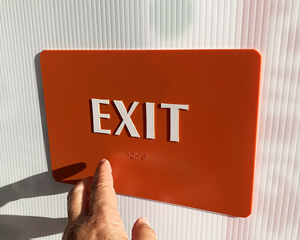 Office Exit Signs