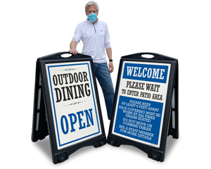 Outdoor Dining Signs