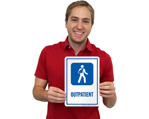 Outpatient Door Sign