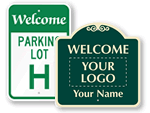 Parking Lot Area Signs
