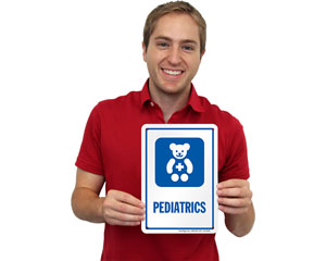Pediatrics Door Sign