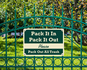 Pine Crest™ Campground Sign