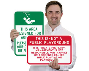 Signs for Playgrounds