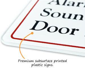 Premium Subsurface Printed Plastic Signs