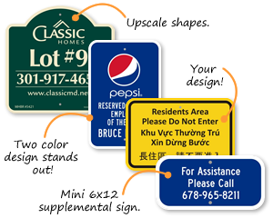 Quote for Parking Signs