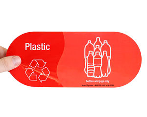 Recycle your plastic bottles sticker