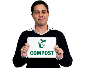 Recycling Composting Sign