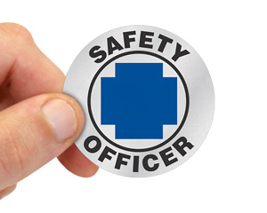 Safety Officer Helmet Sticker