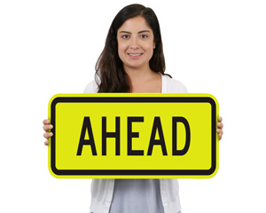 School Ahead Parking Sign