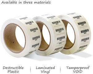 Sequential barcode rolls