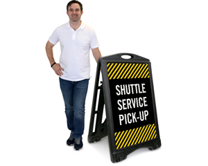 Shuttle Service Pick-Up BigBoss Sign