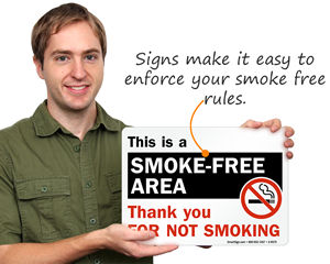 Smoke Free Signs and Labels