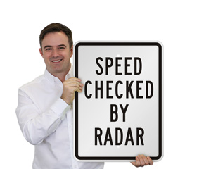 Checked On Radar Sign
