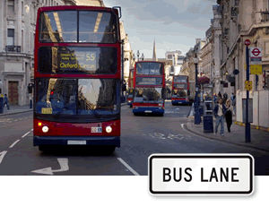 Supplemental Lane Signs