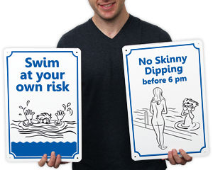 Swimmin' Sam Signs