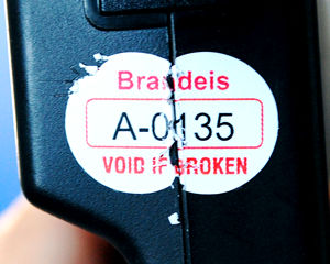 Tamperproof warranty label protects your property