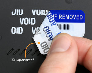 Tamperproof Warranty label