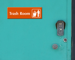 Recyclable Trash Only Sign