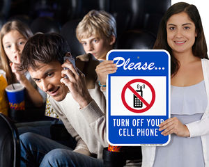 Turn Off Cell Phone Signs