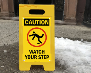 Watch Your Step FloorBoss Sign