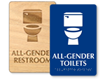 All-Gender Restroom Signs