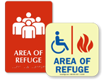 Looking for Area of Refuge Signs?