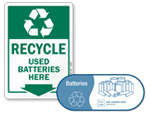 Battery Recycling Labels
