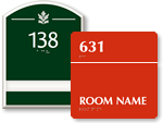 Braille Room Number Signs