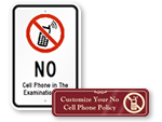 Create Your Own No Cell Phone Sign