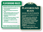 Customizable Rules Signs