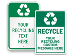 Custom Recycling Signs