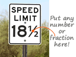 Create Your Own Speed Limits!