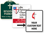 Customizable Church Signs