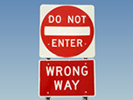 Looking for Do Not Enter Traffic Signs?