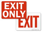 Exit Door Signs