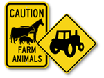 Farm Road Signs