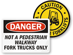 Best Selling Forklift Signs