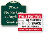 Friendly Parking Signs