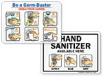 Handwashing Instruction Signs
