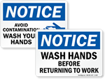 Looking for Hand Washing Signs?