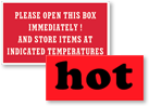 Hot and Cold Labels
