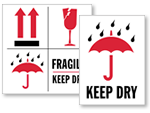 Keep Dry Shipping Labels