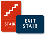 Stairwell Exit Signs