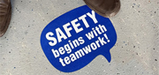 Team Safety Floor Signs