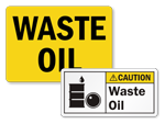 Used & Waste Oil Signs