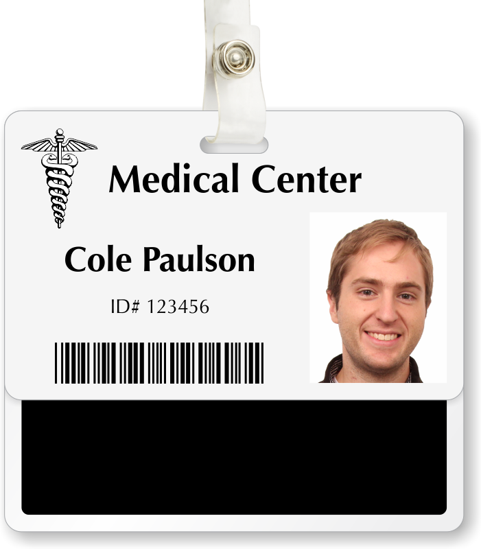 Doctor Badge Buddy For Horizontal ID Cards