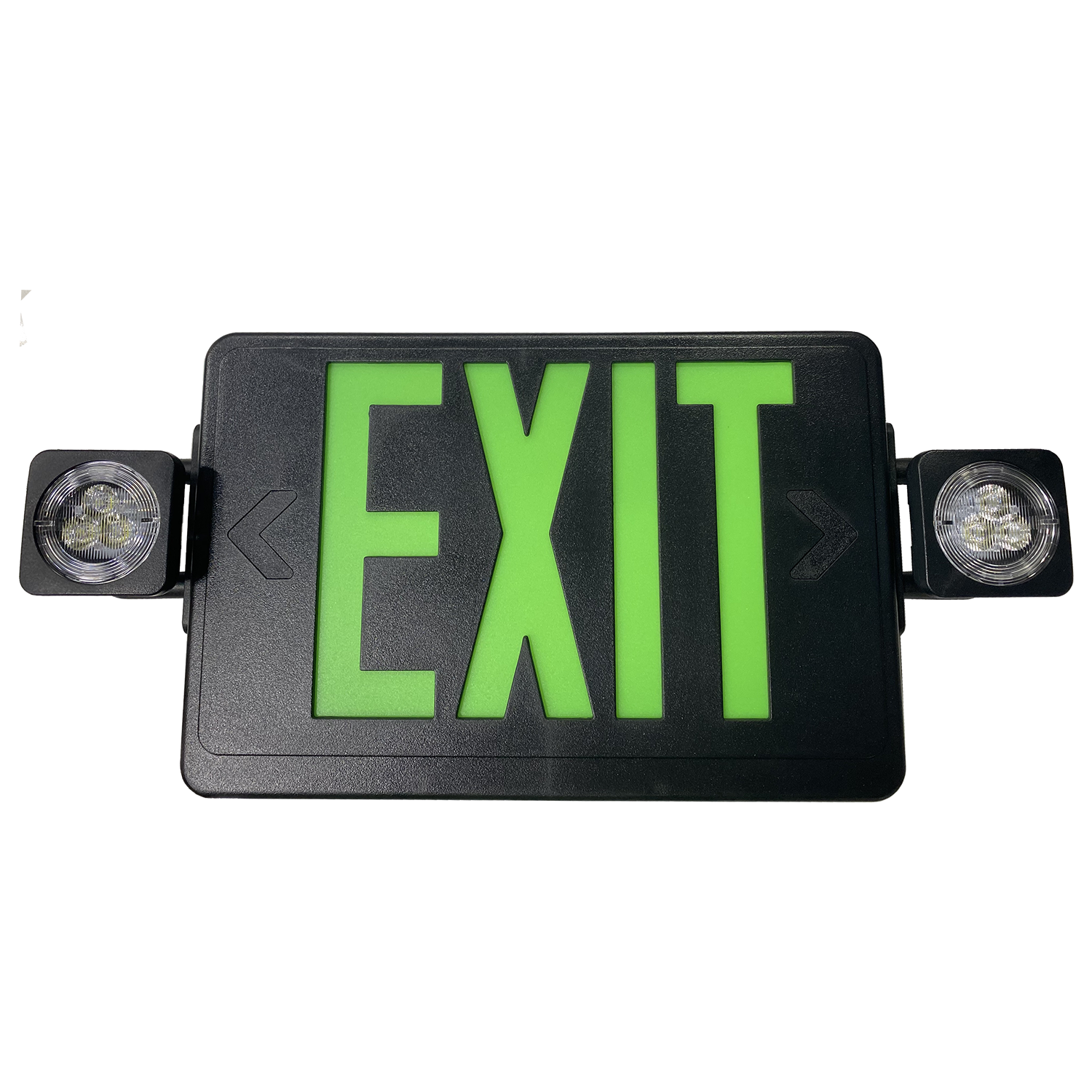 Reduced Profile All LED Exit & Emergency Thermoplastic Combo