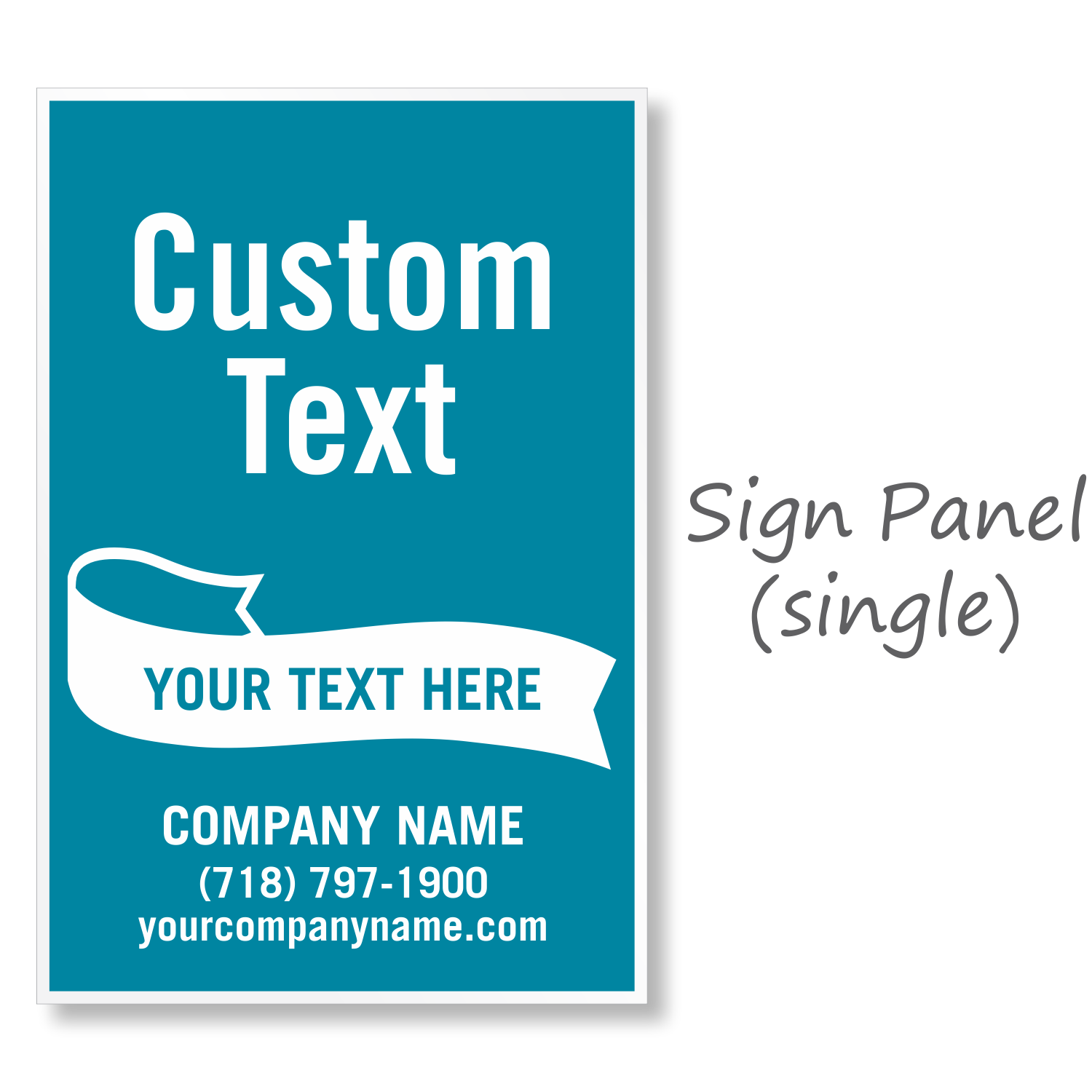 Add Your Text BigBoss Portable Custom Sidewalk Sign, SKU: K2-3570