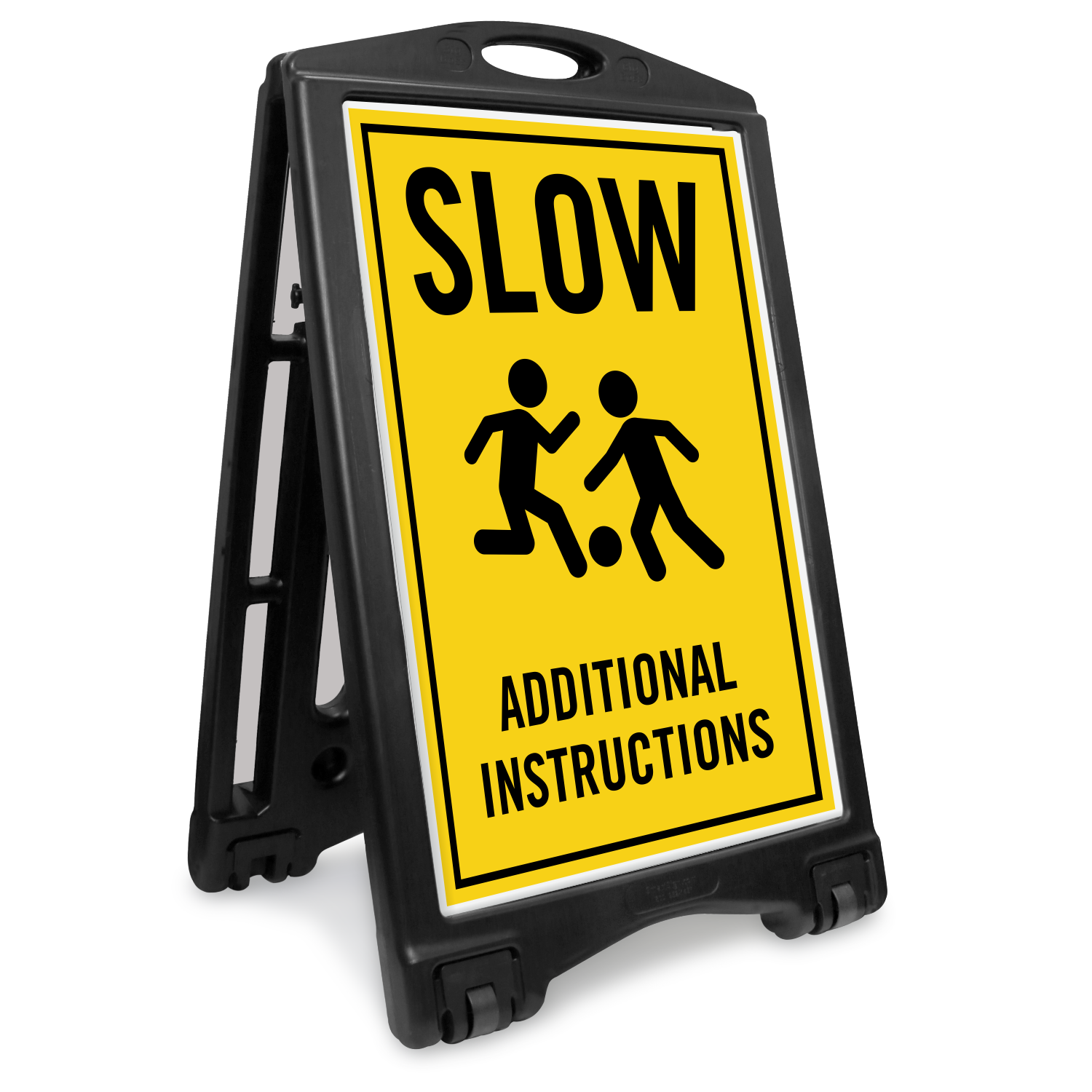 slow-add-additional-instructions-custom-sidewalk-sign-sku-k2-3647