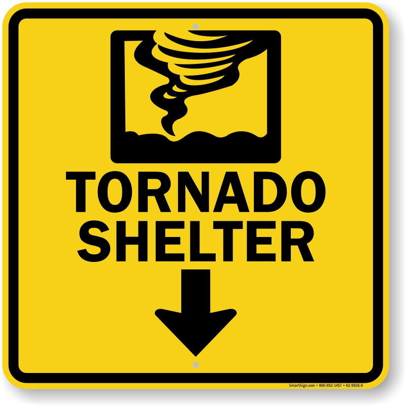 Tornado Warning Sign - Ruthe Clarissa